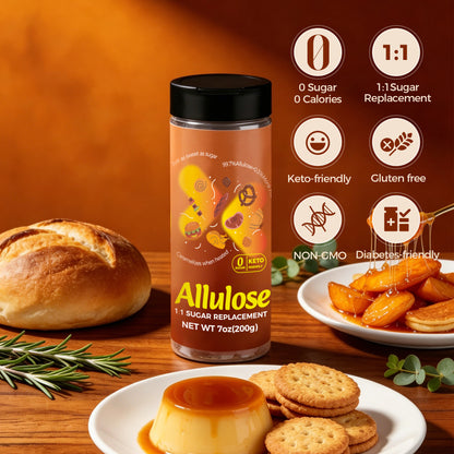 Lesweet Allulose Sweetener with Monk Fruit Extract-Zero Calorie Granulated Sweetener