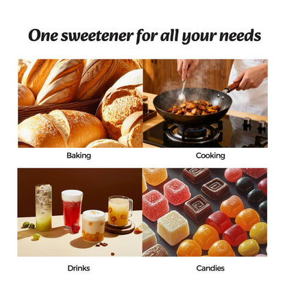 Lesweet Allulose Sweetener with Monk Fruit Extract-Zero Calorie Granulated Sweetener