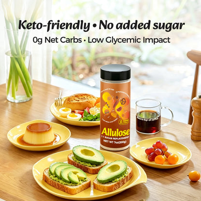 Lesweet Allulose Sweetener with Monk Fruit Extract-Zero Calorie Granulated Sweetener