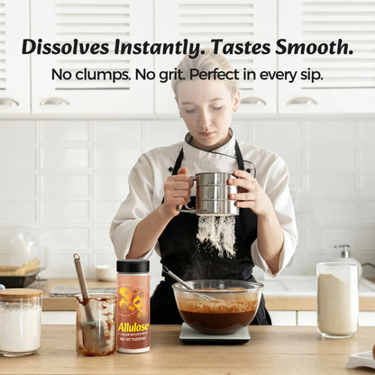 Lesweet Allulose Sweetener with Monk Fruit Extract-Zero Calorie Granulated Sweetener