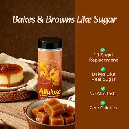 Lesweet Allulose Sweetener with Monk Fruit Extract-Zero Calorie Granulated Sweetener